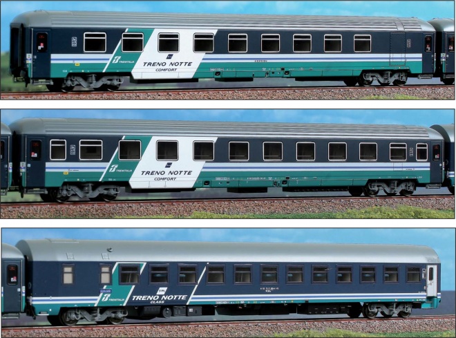 Set of 3 Passenger cars of Treno Notte Comfort  (Set 1)<br /><a href='images/pictures/ACME/262600_c.jpg' target='_blank'>Full size image</a>